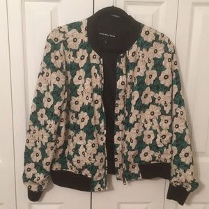 Who What Wear Floral Bomber Jacket